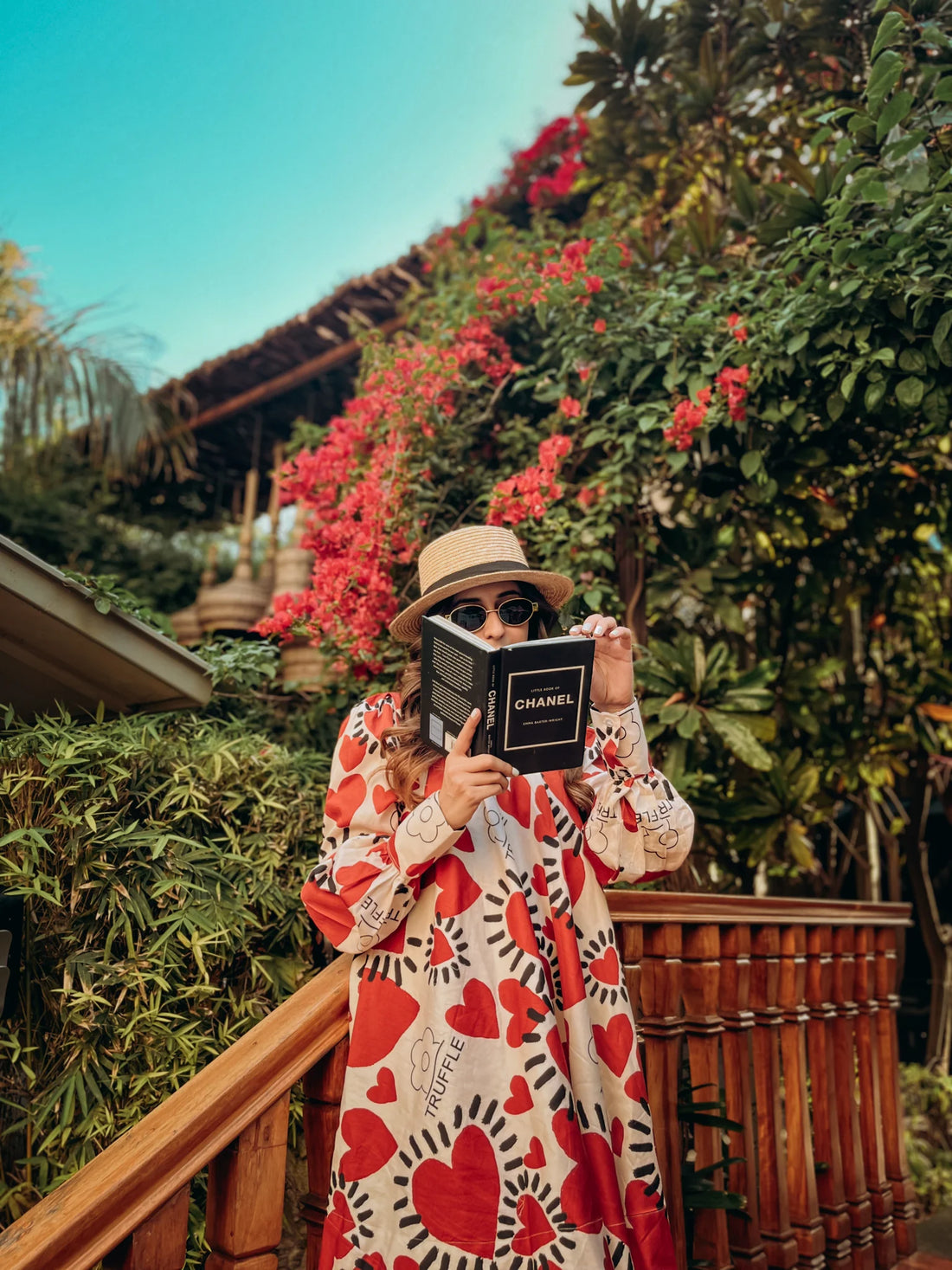 Playful print summer dress