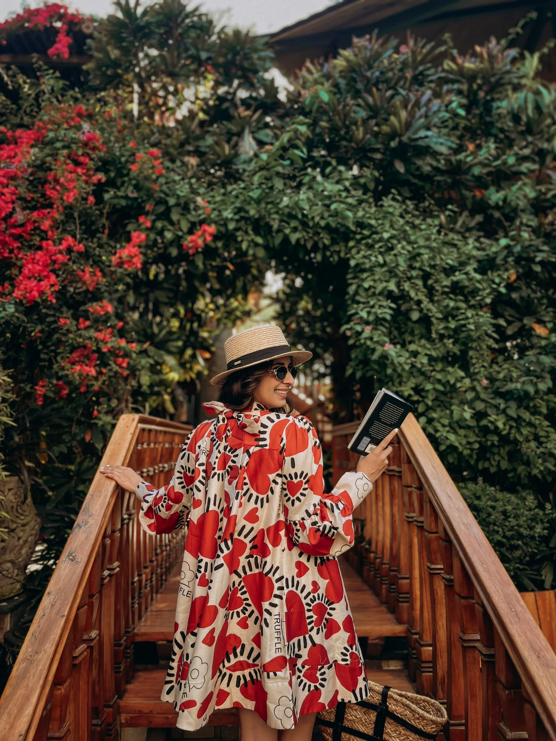 Block print cotton dress