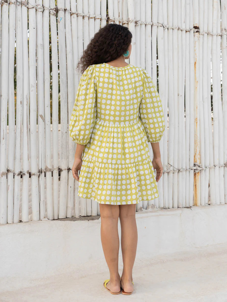 hand-printed dress