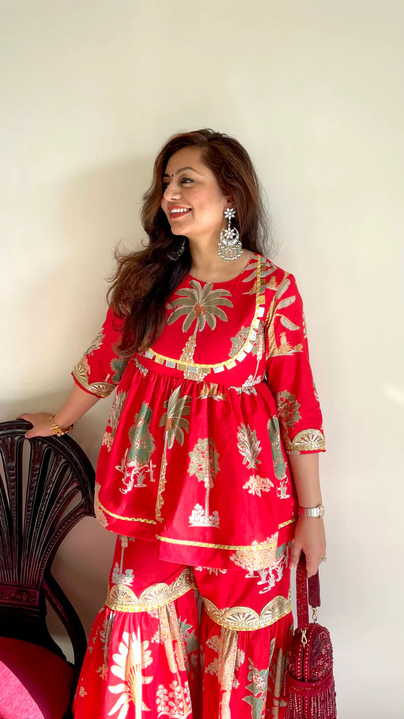 Hoor Women's Sharara Set
