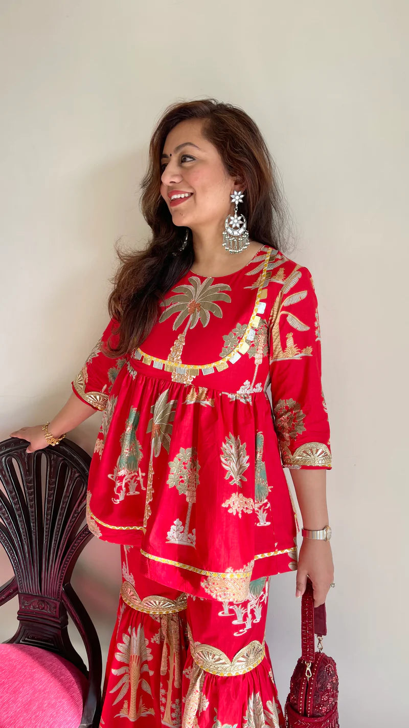 Hoor Women's Sharara Set