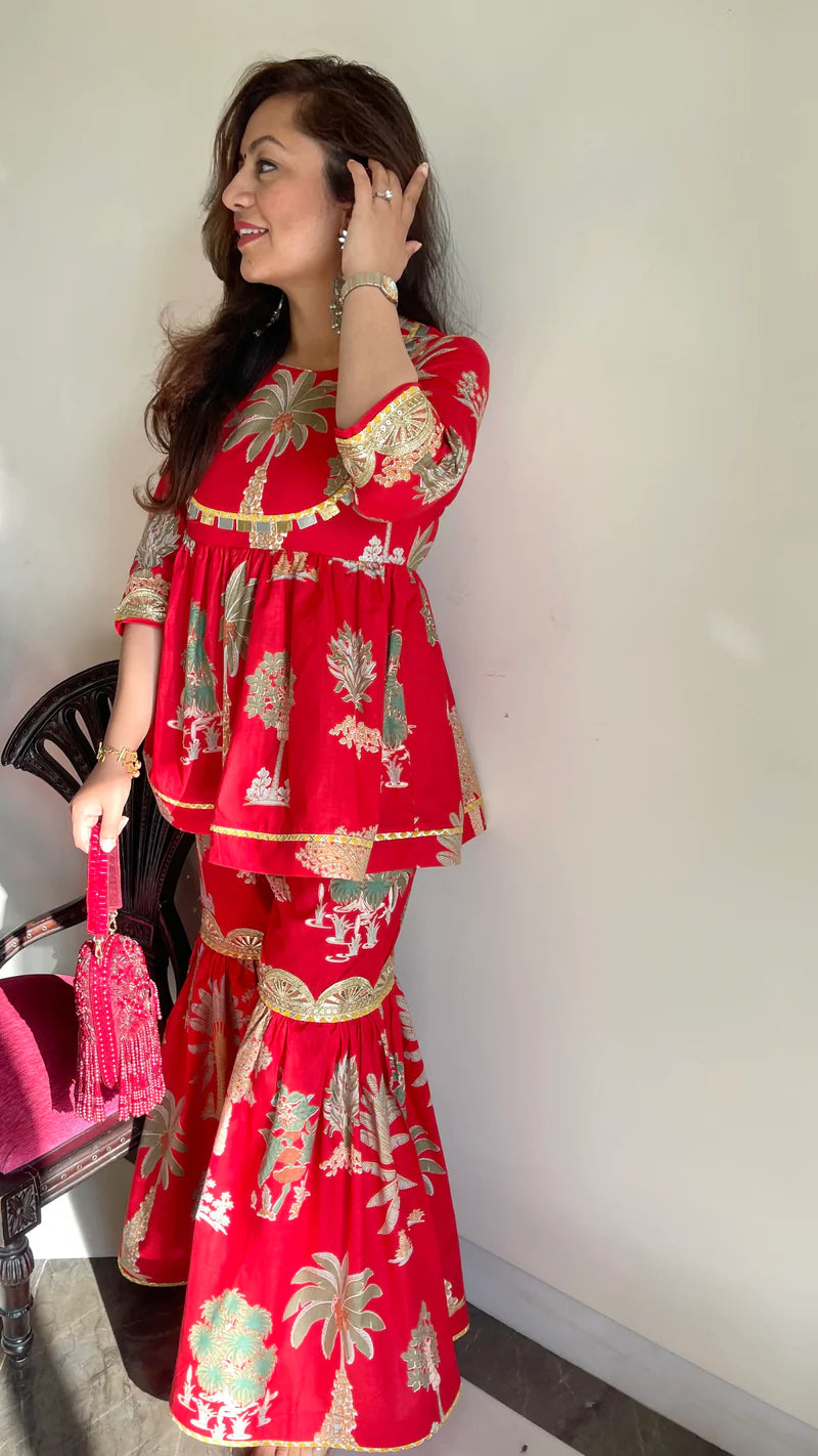 Hoor Women's Sharara Set