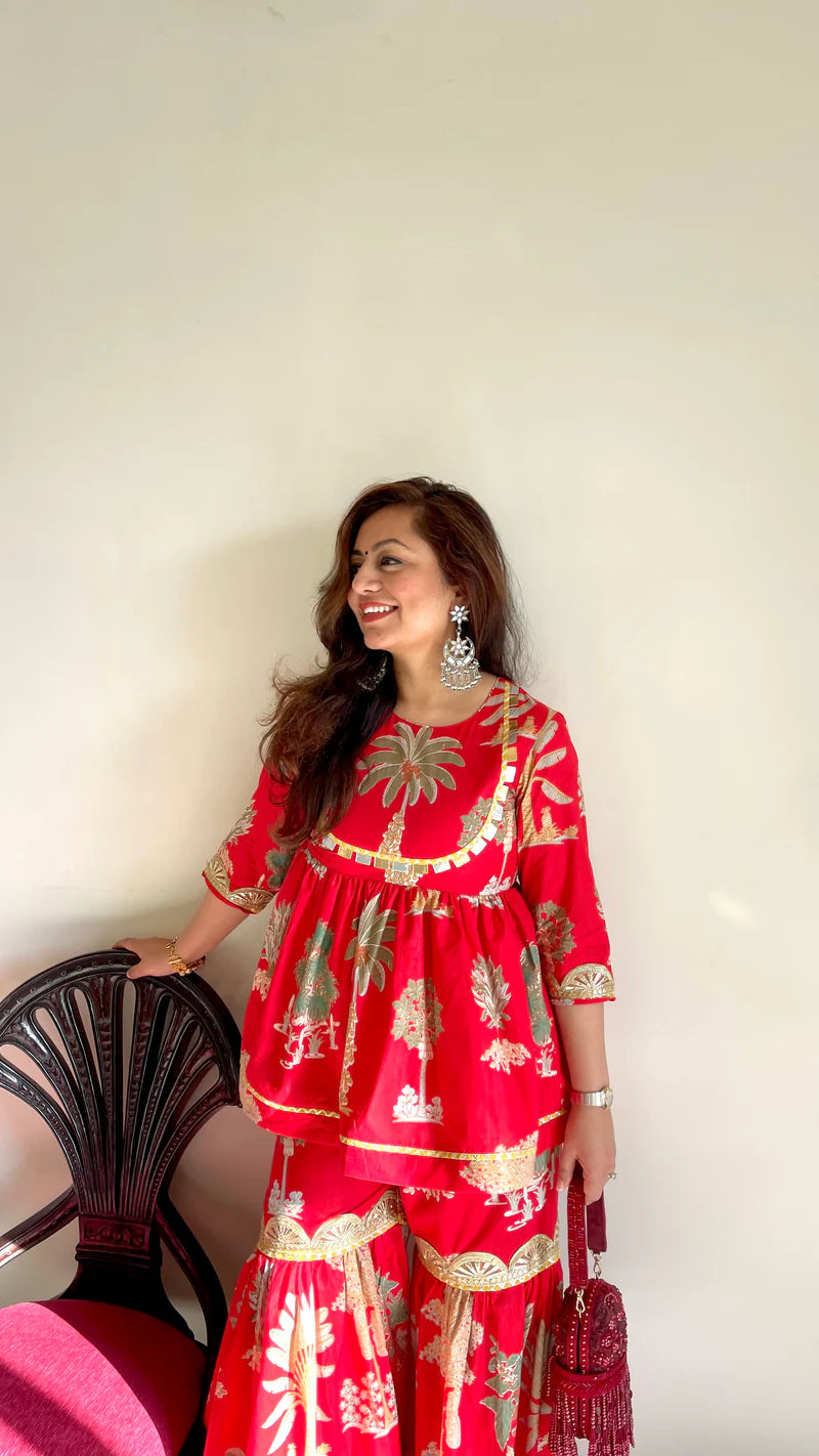 Hoor Women's Sharara Set