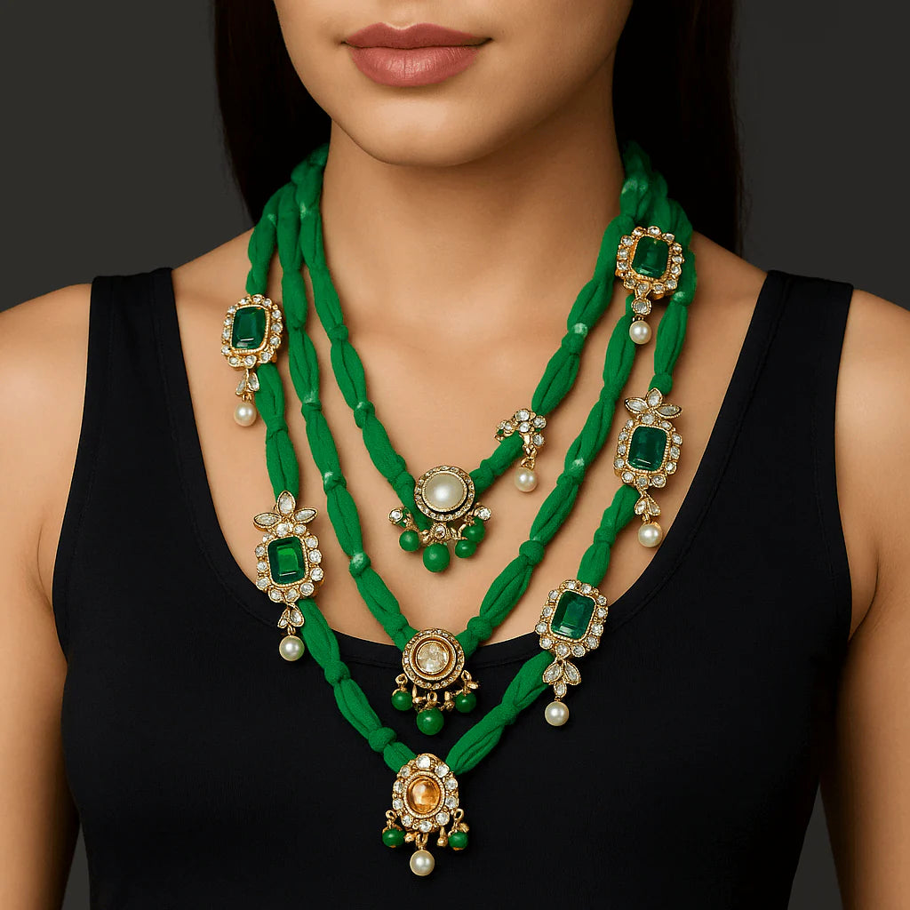Royalty Kundan Pearl Necklace