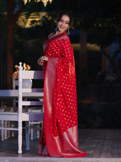 Shahi Sindoor Banarasi Saree