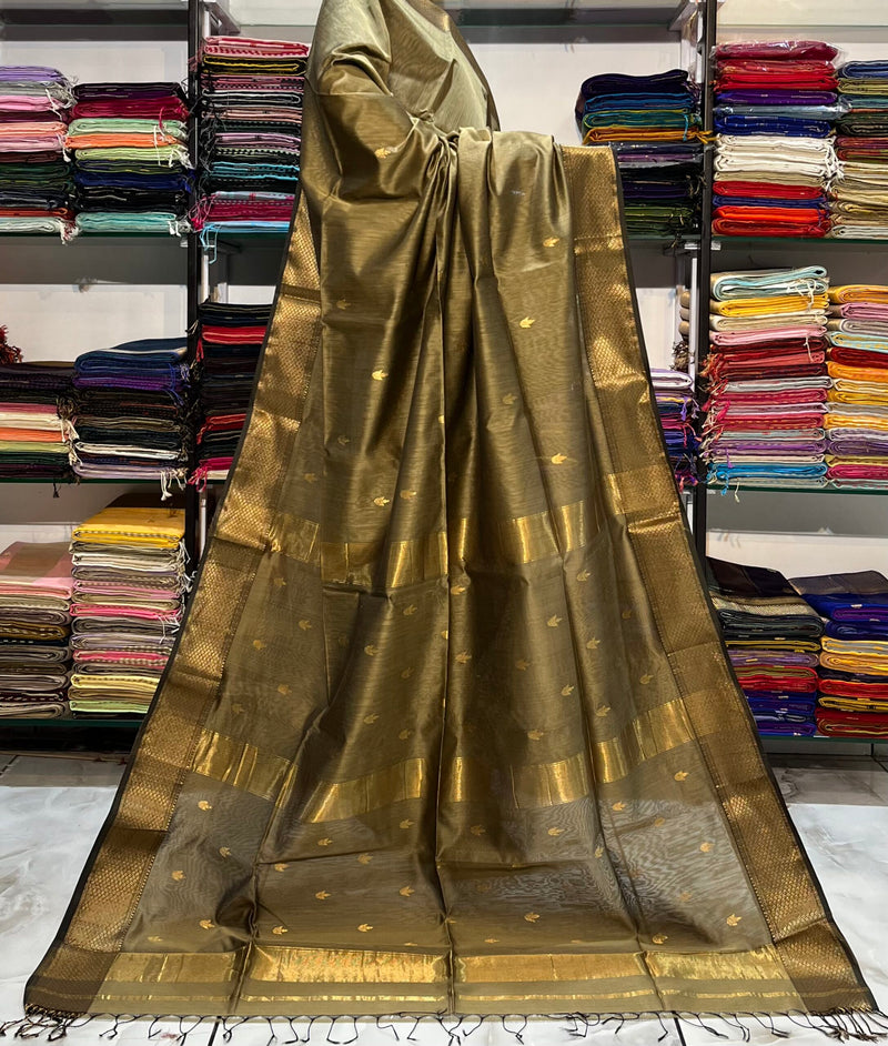 NAYANTARA PURE DIYA BUTTI MAHESHWARI SAREE