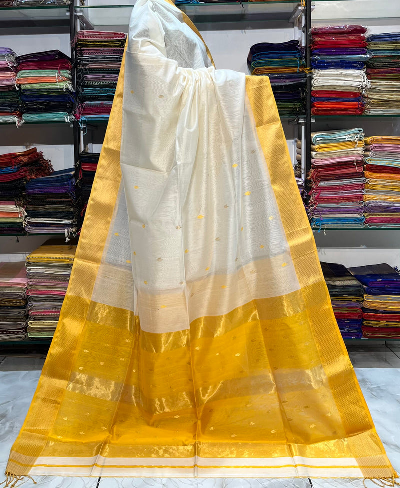 NAYANTARA PURE DIYA BUTTI MAHESHWARI SAREE
