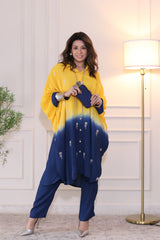 Rayon Dual Kaftan Co-Ord Set