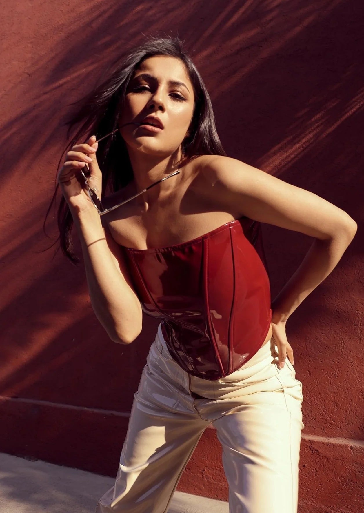 Slim fit corset top