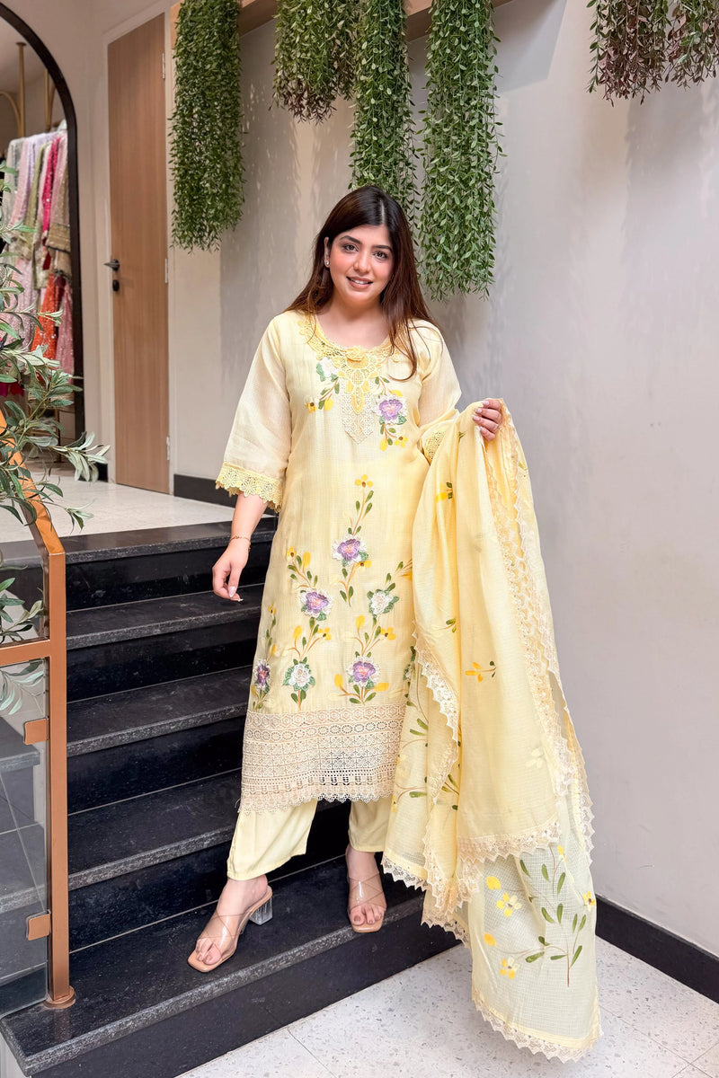 Savarna Hand Painted Suit