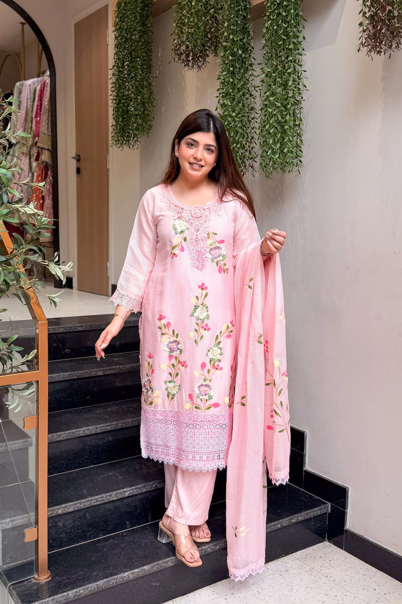 Savarna Hand Painted Suit