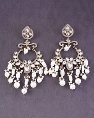 Pearl Rajveer Designer Chandbali Earrings