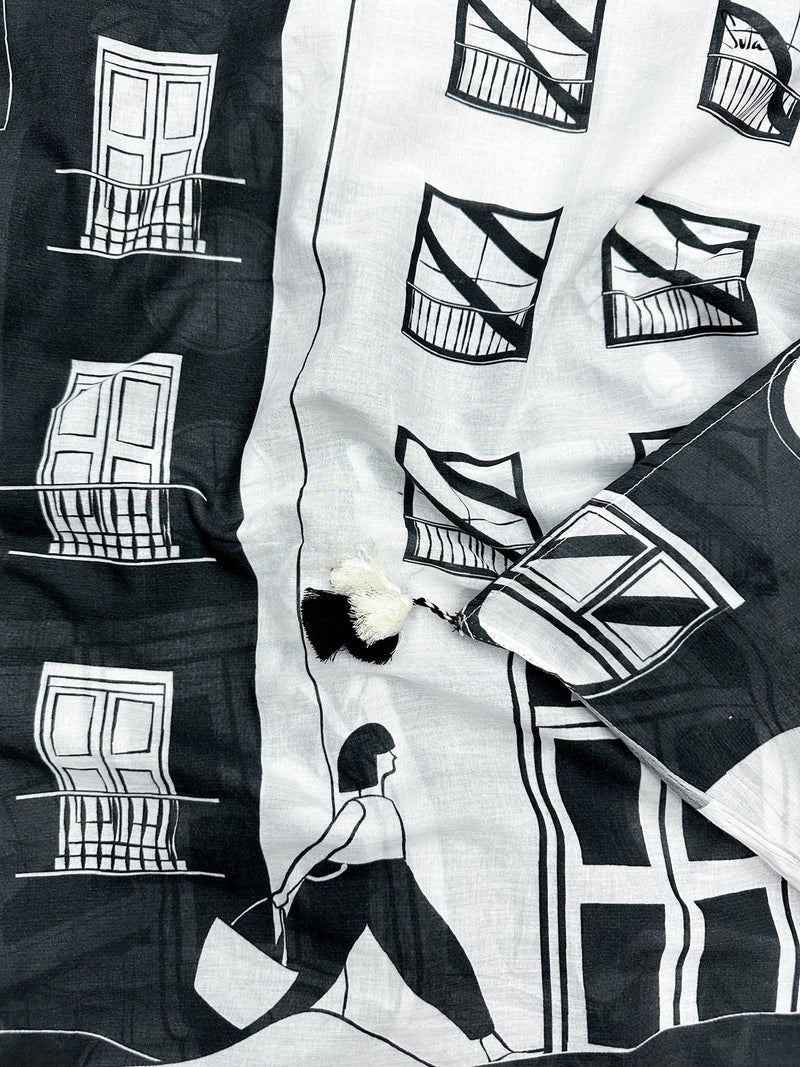 Shehar Walks Handcrafted Soft Mul Saree