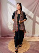 Riwaayat Maroon Handcrafted Cotton Embroidered Shrug