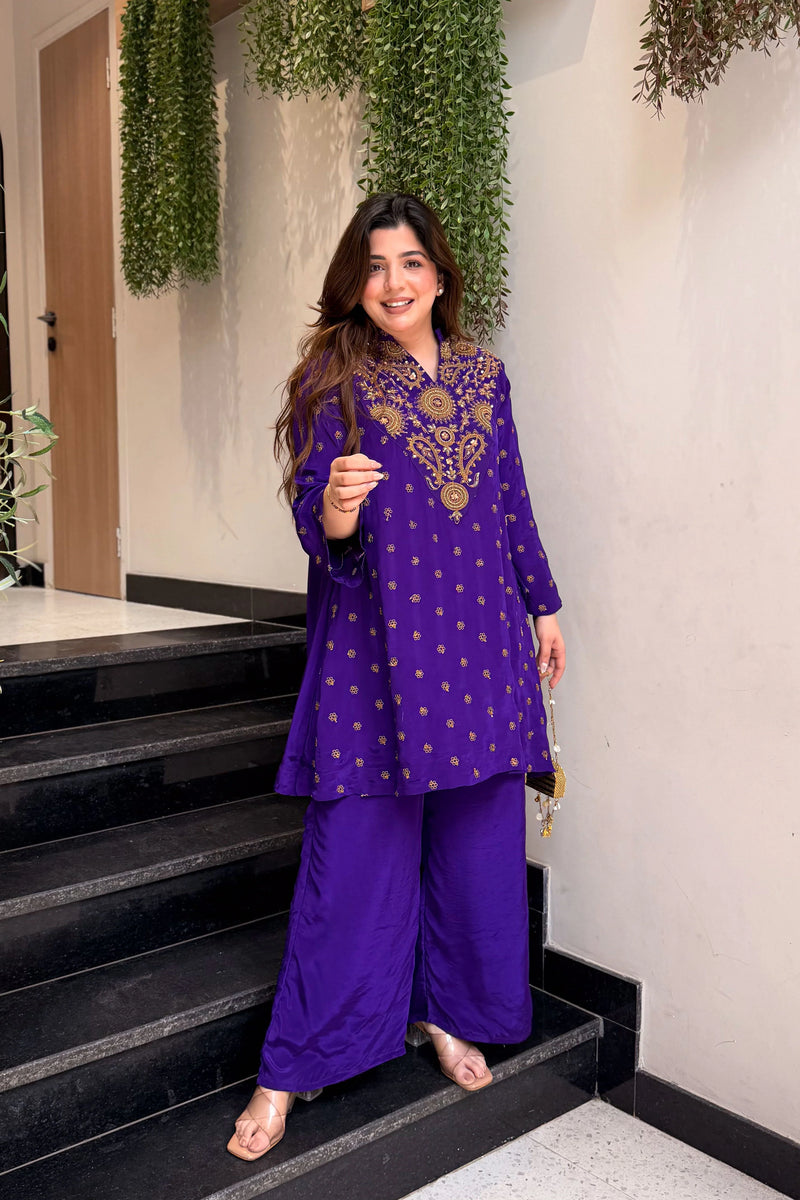 Aahira Hand Embroidered Co Ord Set