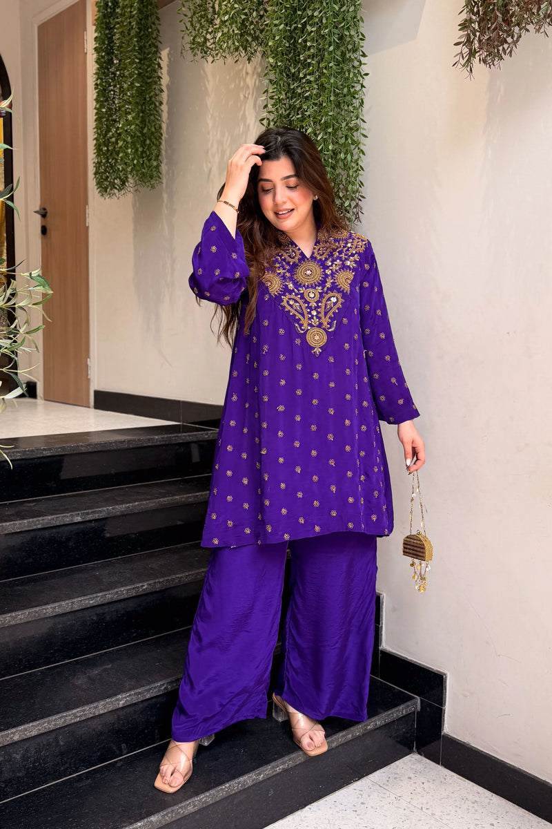 Aahira Hand Embroidered Co Ord Set