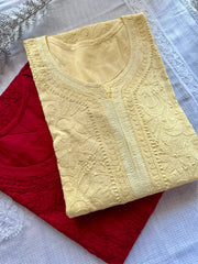 Pure mul cotton kurta