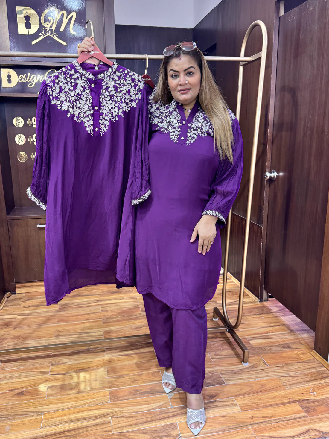 Emerald Embellished Shalwar Kameez Set