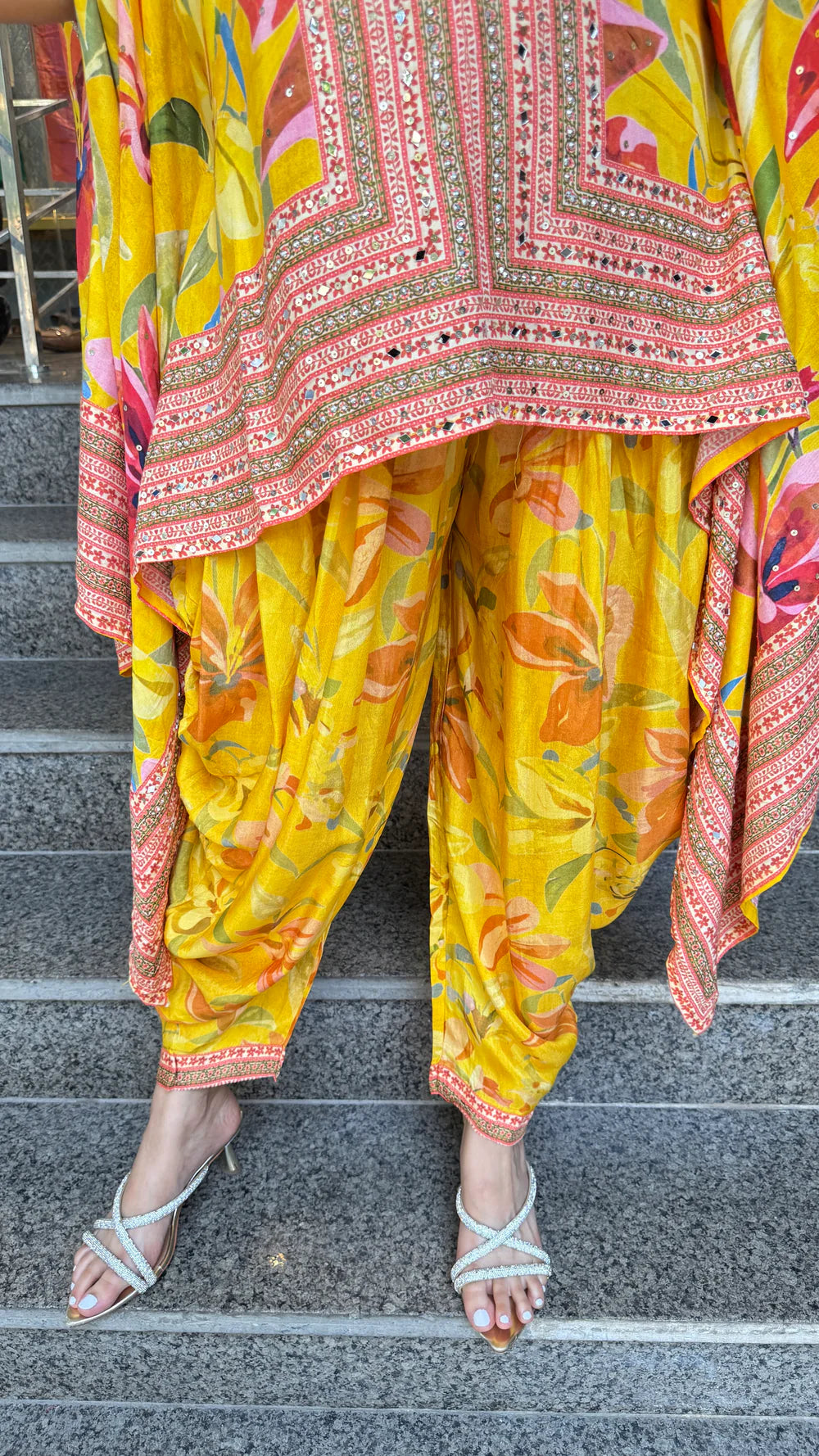 Pure Digital Muslin Chakri Co-Ord Set