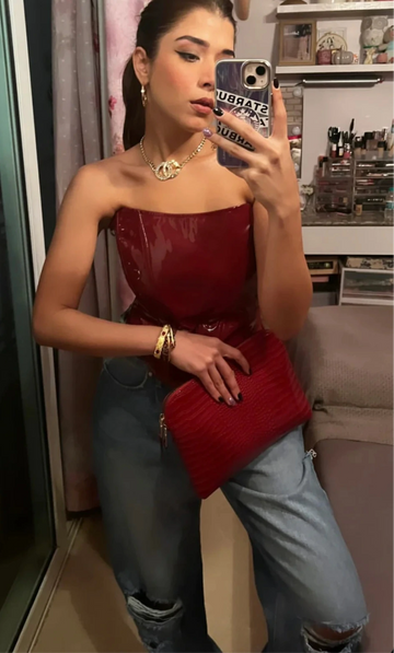 Adeline Red Carla Top
