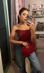 Adeline Red Carla Top
