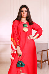 Red co-ord set