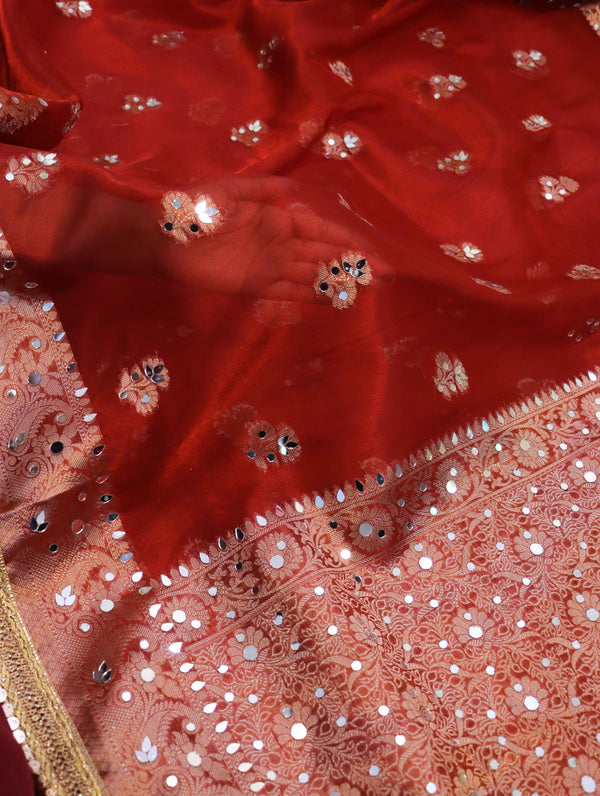 Rani Darbar Banarasi Tissue Saree
