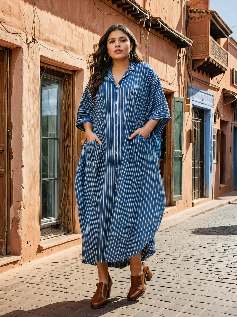 plus size boho shirt dress
