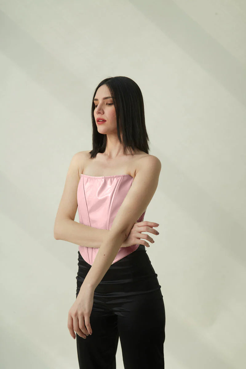 Pink statement fashion top