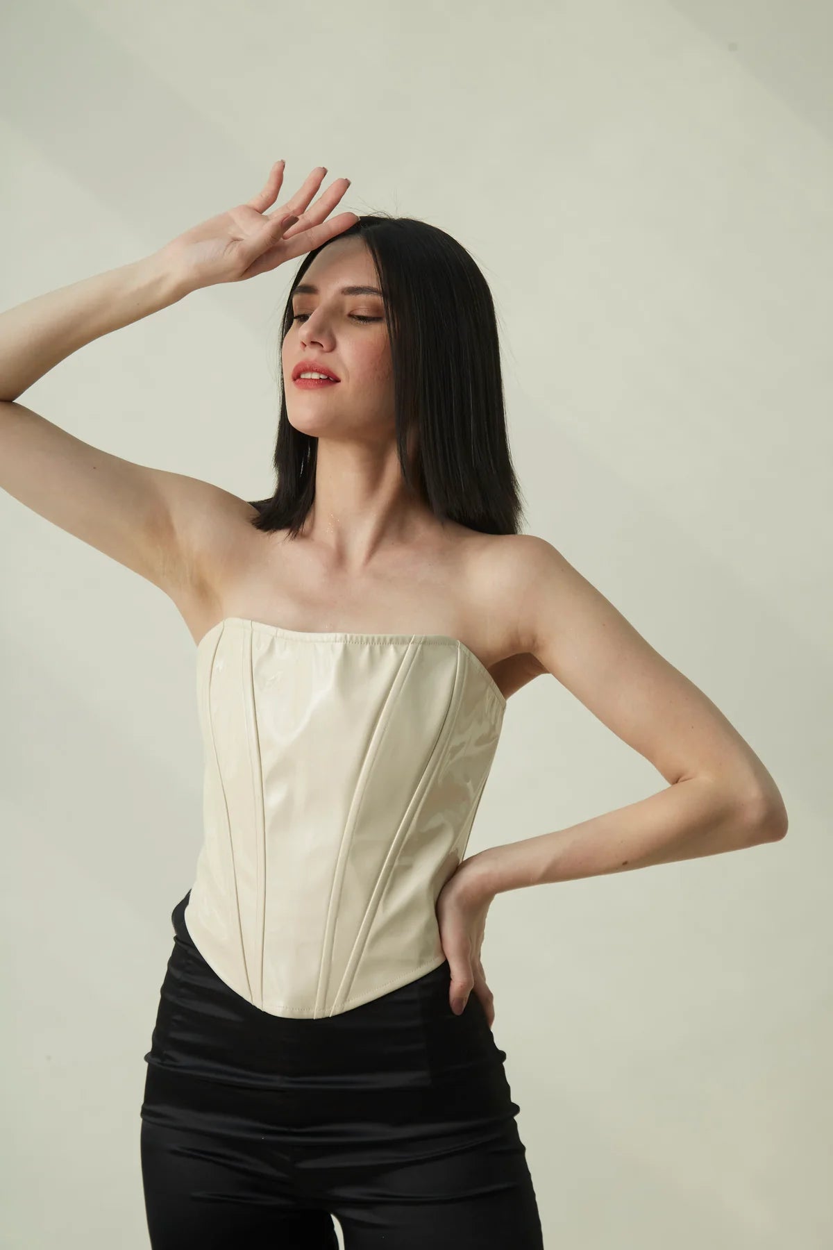 Slim fit corset top