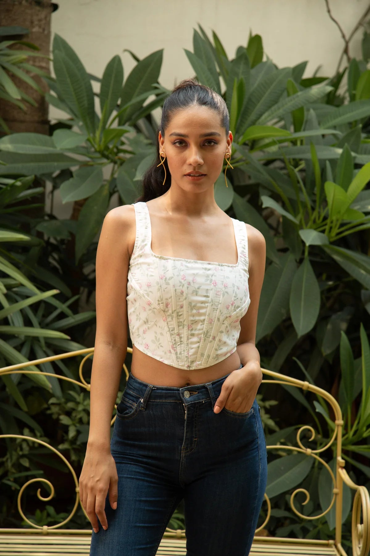 Baby girl corset top