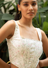 Baby girl poly-cotton top