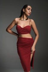 stretchy cotton lycra dress with side zipper