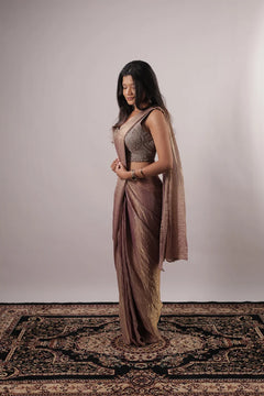 Embellished Fendy Silk Ready-to-Wear Saree