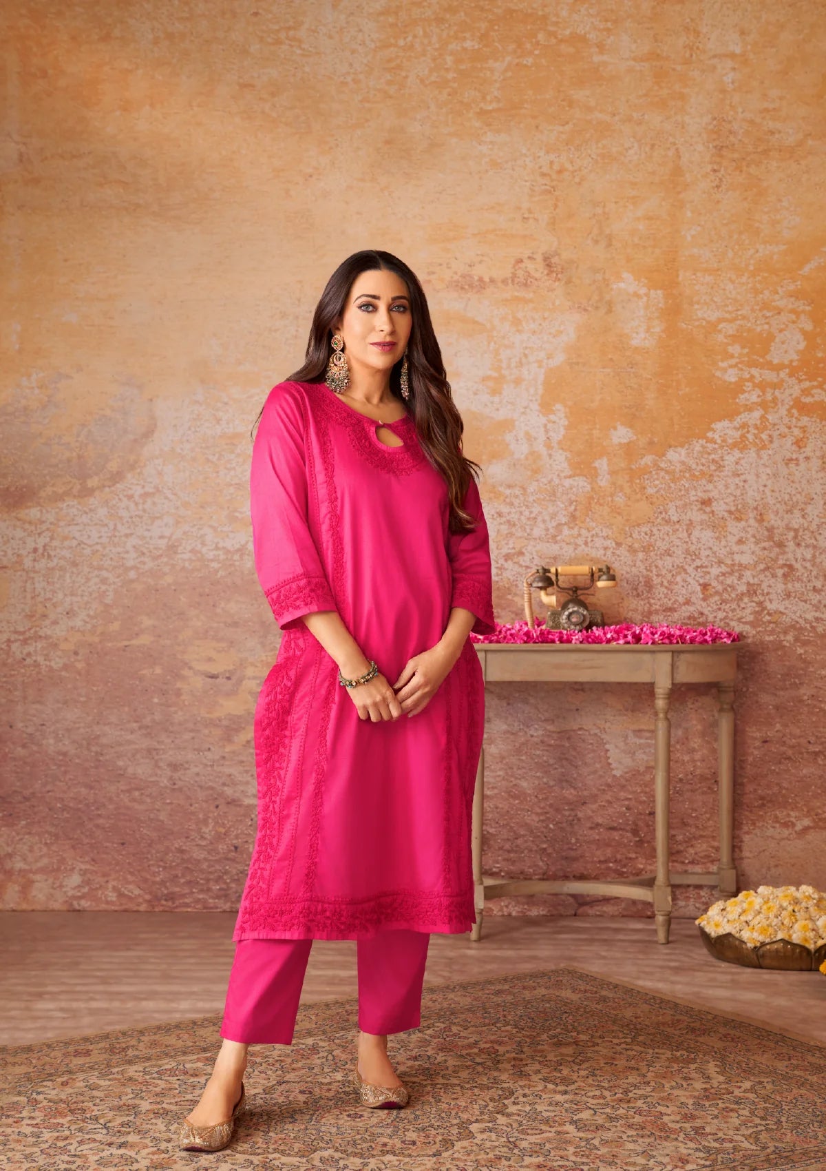 Jaam Silk Chikankari 2PC Kurta Set