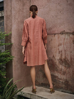 blush pink dress set