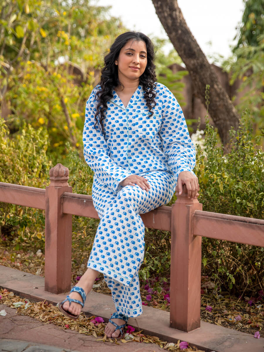 breathable cotton sleepwear