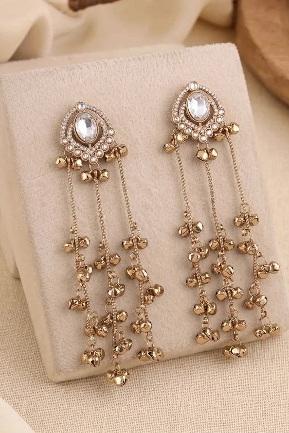 Kashmiri Look Ghunghru Jhumka Earrings