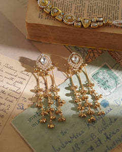 Kashmiri Look Ghunghru Jhumka Earrings