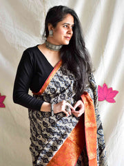 Kalamkari silk saree