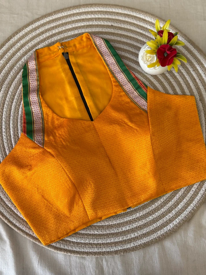 Ruhani Wine Halter Khun Blouse