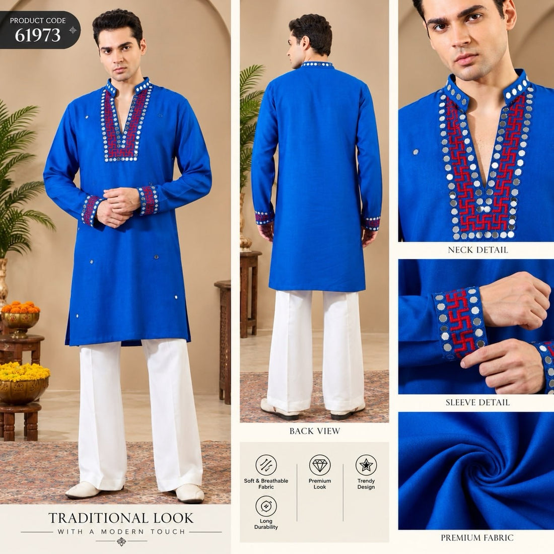 Neel Traditional Kurta Set