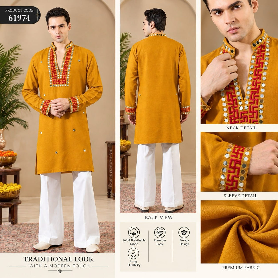 Neel Traditional Kurta Set