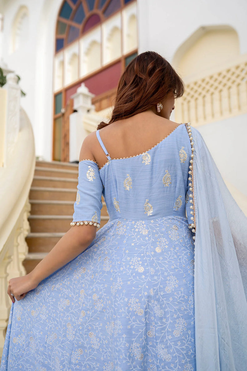 comfortable anarkali set for women