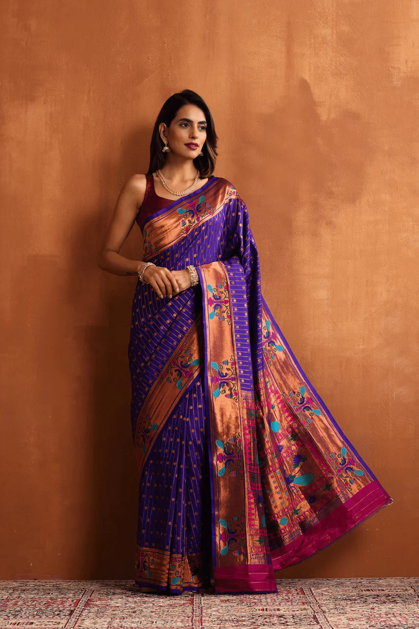 wedding paithani saree