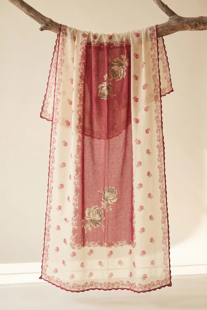 Ikat Printed Lawn Cotton Co-ord Set with Farsi Pants