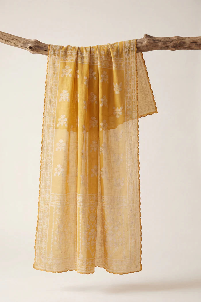 Ikat Printed Lawn Cotton Co-ord Set with Farsi Pants