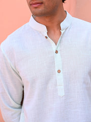 Light Mint Men Long Kurta