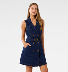 Removable waist tie dress