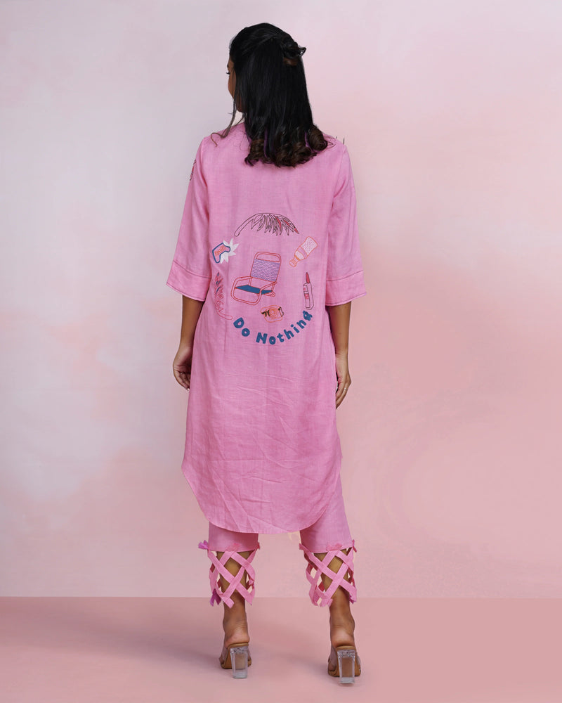 Candy Pink Serenity Blush Co-ord Set